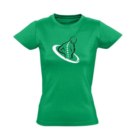 TestÚjító gyógytornász női póló (zöld)