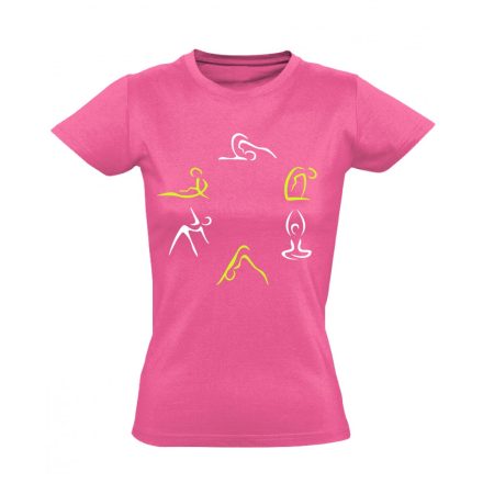 Kicsi Mozgás Mindenkinek Kell gyógytornász női póló (rózsaszín)