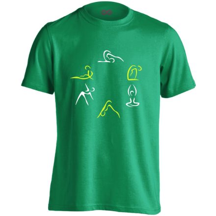 Kicsi Mozgás Mindenkinek Kell gyógytornász férfi póló (zöld)