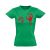 Piros pacsi traumatológiai női póló (zöld)