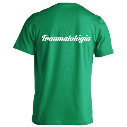 Traumatológia férfi póló (zöld)