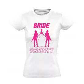 Lánybúcsú security női póló (fehér)