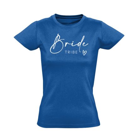 Bride tribe lánybúcsús női póló (kék)