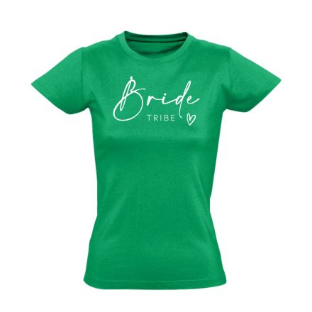 Bride tribe lánybúcsús női póló (zöld)