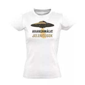 Aranormális lánybúcsús női póló (fehér)