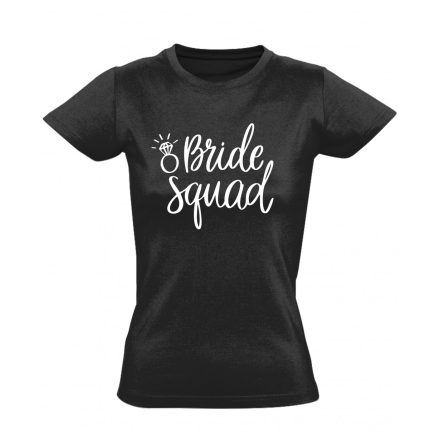 Bride Squad női póló (fekete)