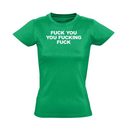 *#&@# utcai női póló (zöld)