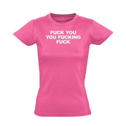 *#&@# utcai női póló (rózsaszín)