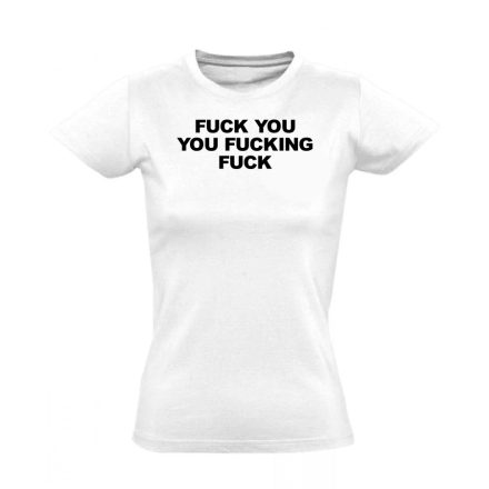 *#&@# utcai női póló (fehér)