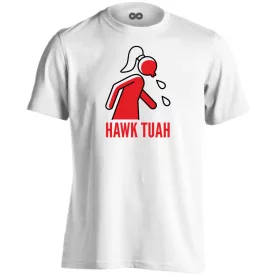 Hawk tuah lent az utcán férfi póló (fehér)