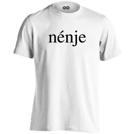 Nénje férfi póló (fehér)