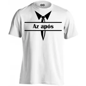 Az após férfi póló (fehér)