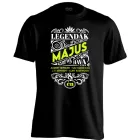 Májusi Legenda szülinapos férfi póló (fekete)