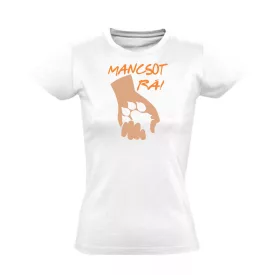 Mancsot rá macskás női póló (fehér)