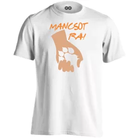 Mancsot rá macskás férfi póló (fehér)