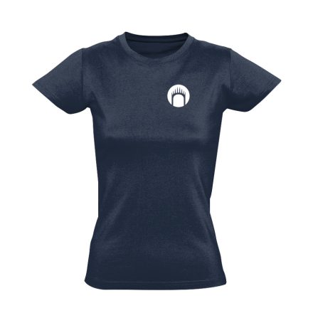 Vastrón vagy Boszorkánykirály minimalista női póló (tengerészkék)