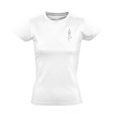 Zen minimalista női póló (fehér)