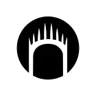Vastrón vagy Boszorkánykirály minimalista férfi póló (fehér)