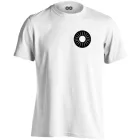 Napkör minimalista férfi póló (fehér)