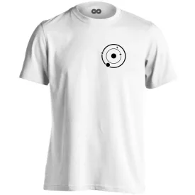 Keringés minimalista férfi póló (fehér)