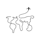 Kalandok minimalista férfi póló (fehér)
