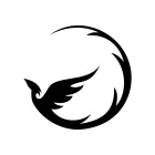 Repkör minimalista férfi póló (fehér)