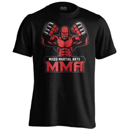 Red Fighter MMA póló (fekete)