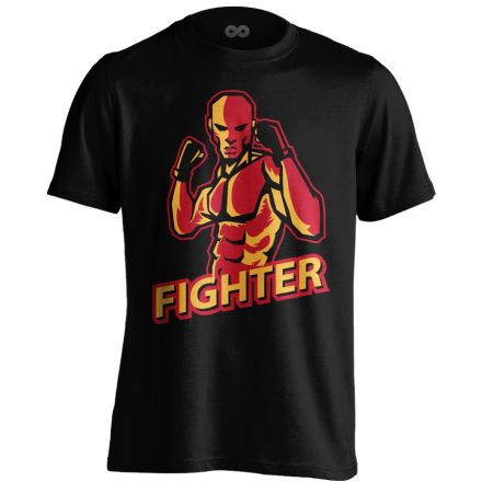Fighter MMA póló (fekete)