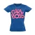 Feliratos "girl boss" Hajrá csajok! női póló (kék)