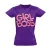 Feliratos "girl boss" Hajrá csajok! női póló (lila)