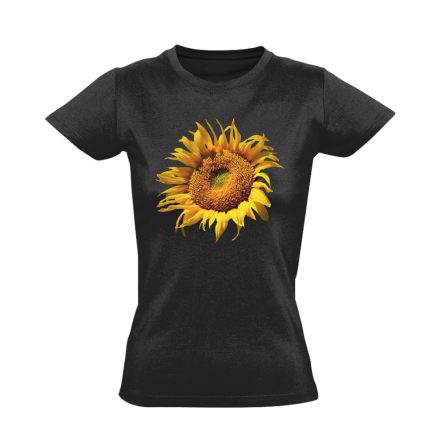 NapVirág női póló (fekete)