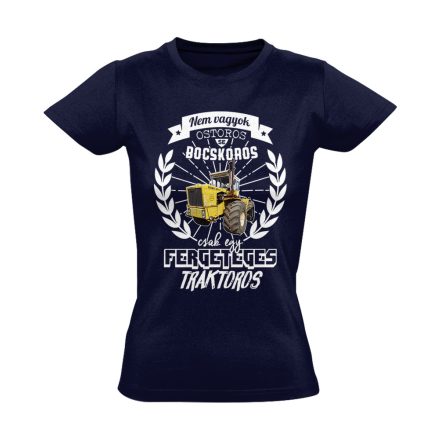 FergetesTraktoros RS női póló (tengerészkék)