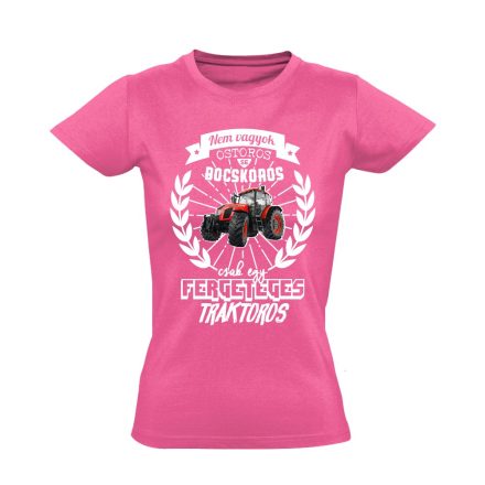 FergetesTraktoros ZHD női póló (rózsaszín)