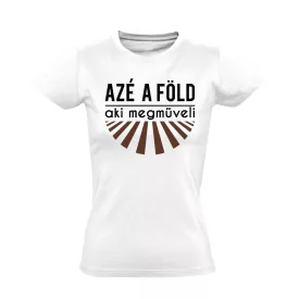 AzéAFöld női póló (fehér)