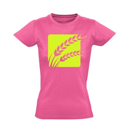 SzemesnekÁllAVilág női póló (rózsaszín)