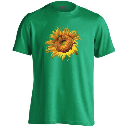 NapVirág férfi póló (zöld)