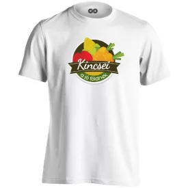 KincseiAFöldnek férfi póló (fehér)
