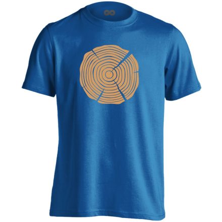 Erezet ács, tetőfedő férfi póló (kék)