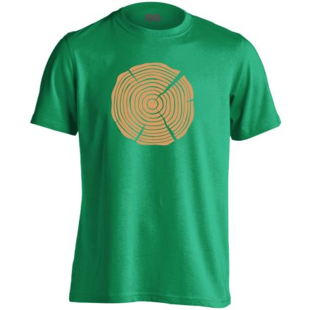 Erezet ács, tetőfedő férfi póló (zöld)