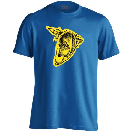 Cerka ács, tetőfedő férfi póló (kék)