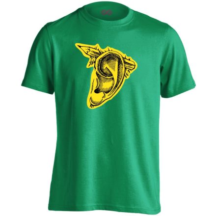 Cerka ács, tetőfedő férfi póló (zöld)