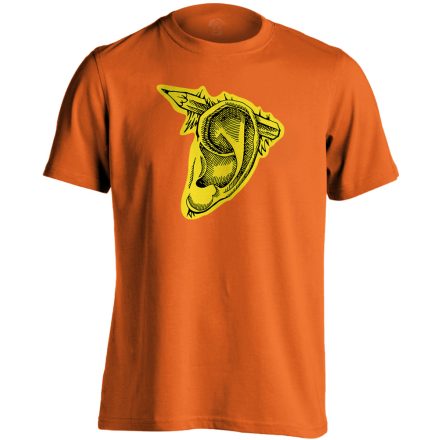 Cerka ács, tetőfedő férfi póló (narancssárga)