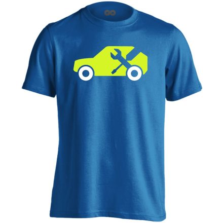 HuTyuTyu autószerelő férfi póló (kék)