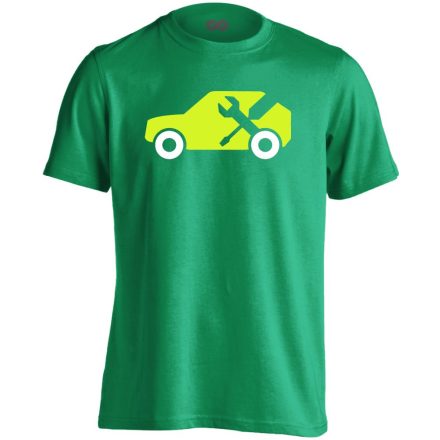 HuTyuTyu autószerelő férfi póló (zöld)