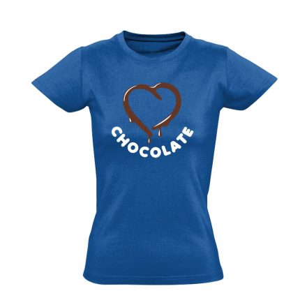 CsokImádat cukrász női póló (kék)