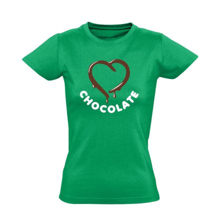 CsokImádat cukrász női póló (zöld)
