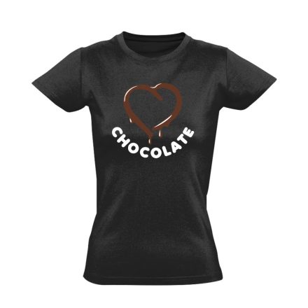 CsokImádat cukrász női póló (fekete)