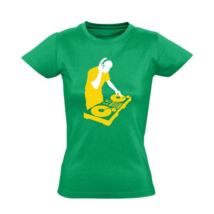Jockey DJ női póló (zöld)