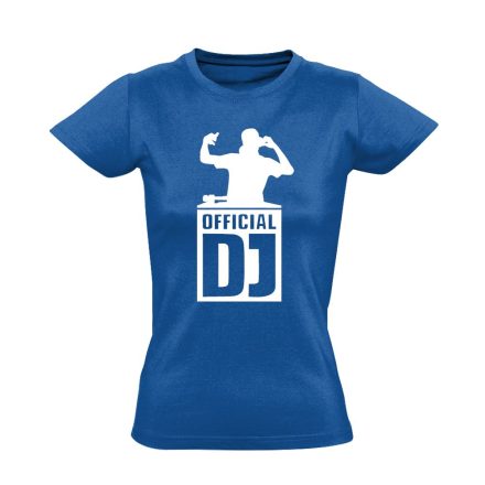 Official DJ női póló (kék)