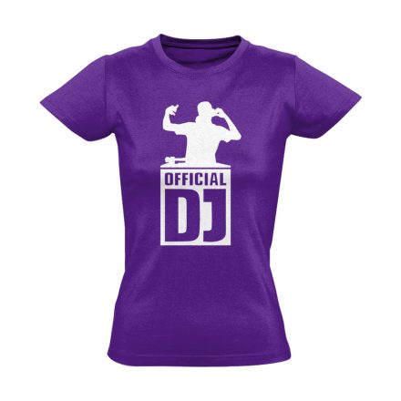 Official DJ női póló (lila)